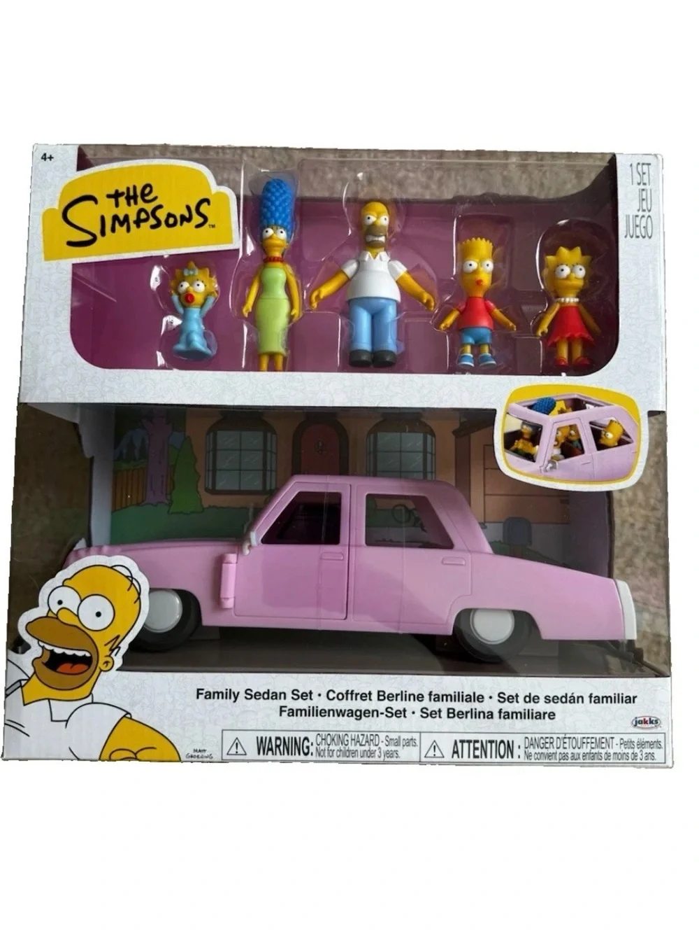 The Simpsons Family Sedan Playset/ New In Box